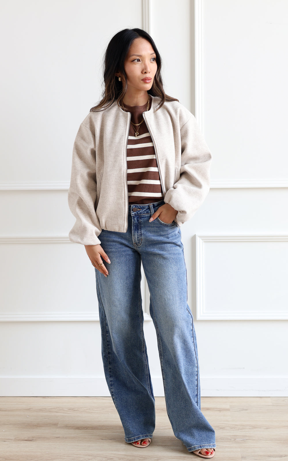 Vero Moda | Chloe Bomber Jacket - Moonbeam