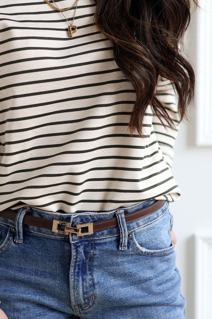 Vero Moda | Abby Boatneck Top - Forest
