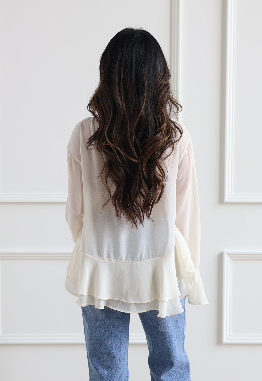 Sara Ruffle Blouse