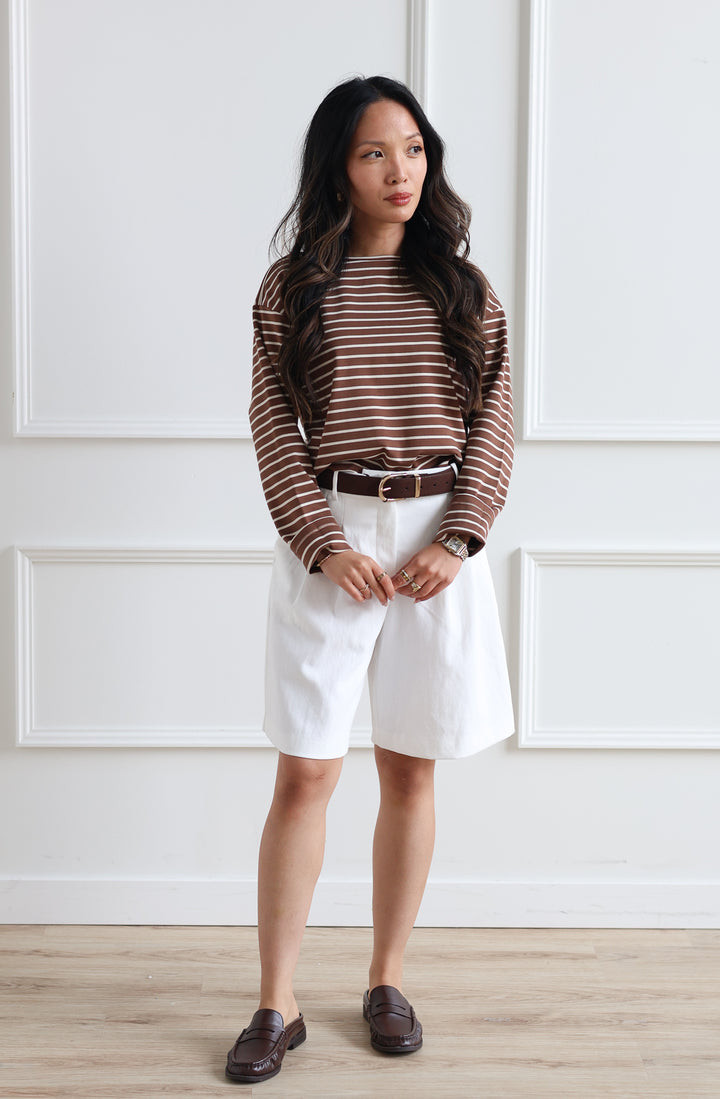Vero Moda | Abby Boatneck Top - Cocoa