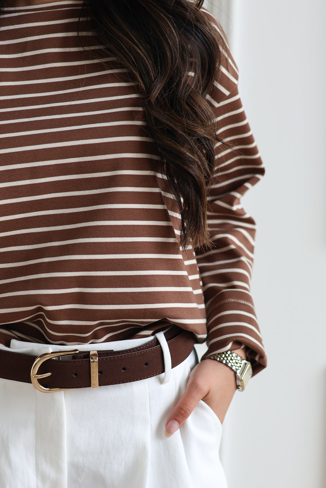 Vero Moda | Abby Boatneck Top - Cocoa