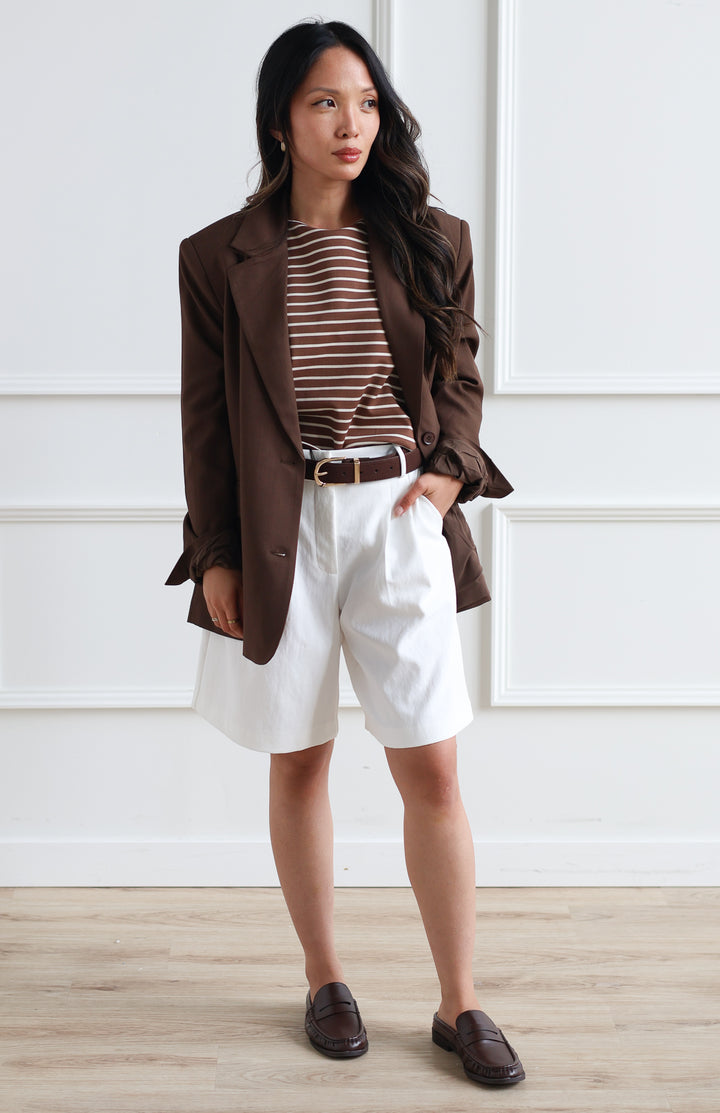 Vero Moda | Abby Boatneck Top - Cocoa