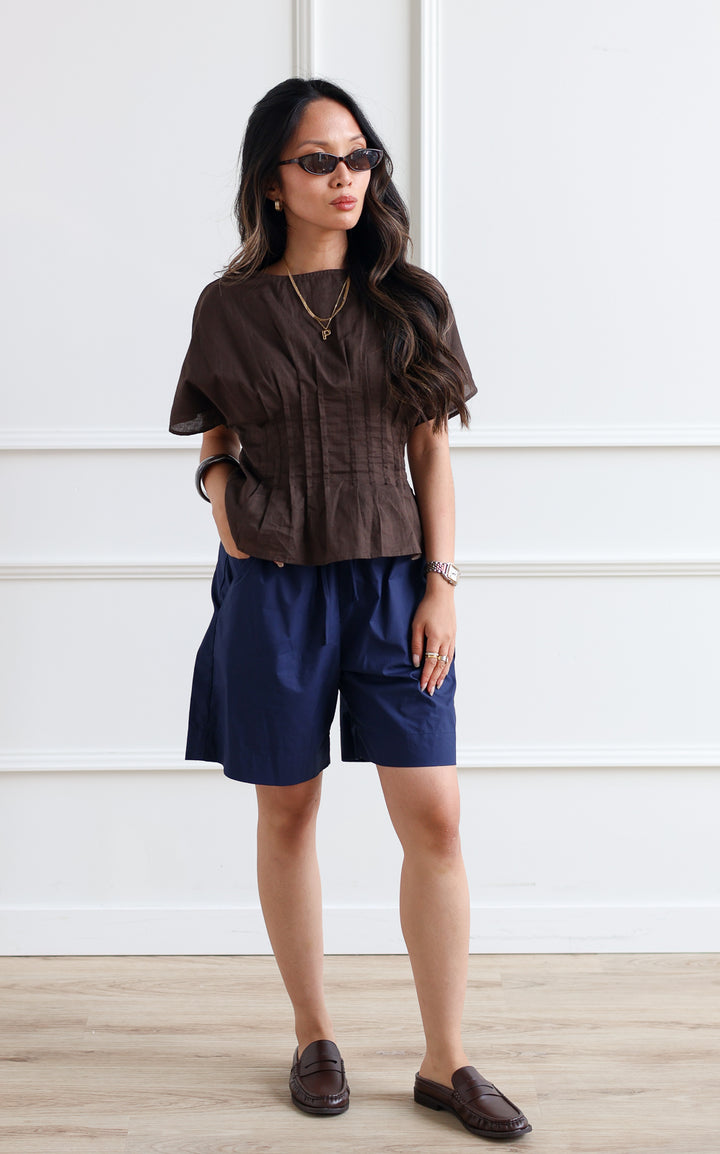 Café Cinched Blouse