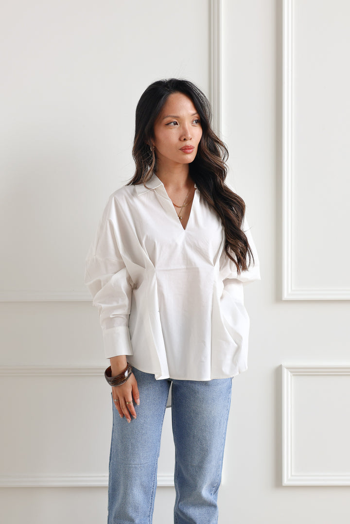 ICHI | Limmi Blouse - Cloud Dancer