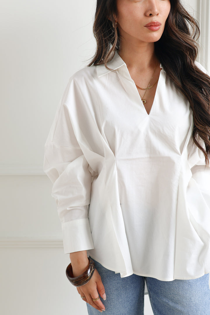 ICHI | Limmi Blouse - Cloud Dancer