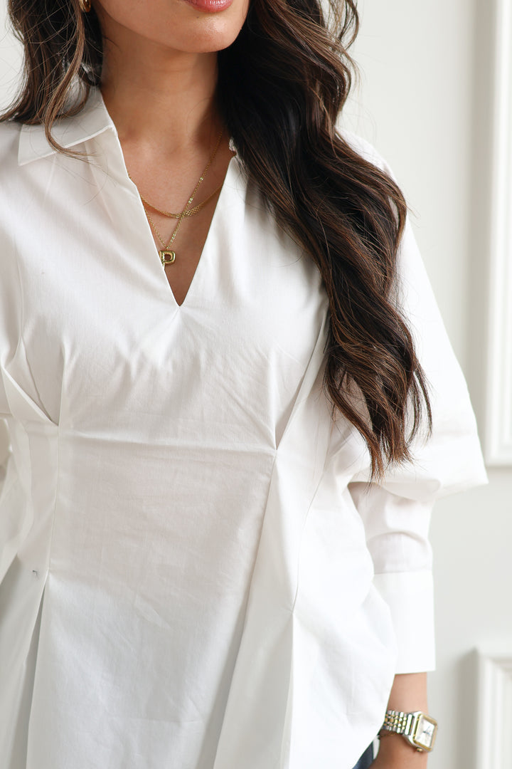 ICHI | Limmi Blouse - Cloud Dancer