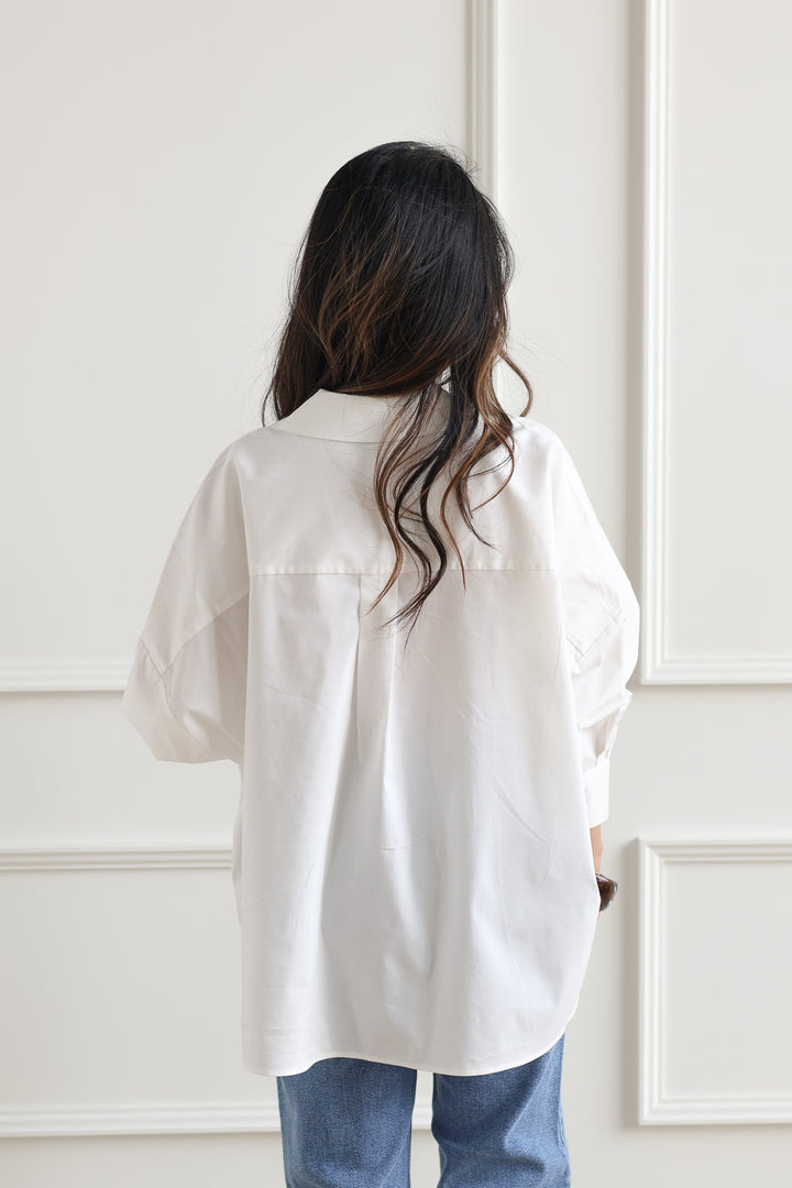 ICHI | Limmi Blouse - Cloud Dancer