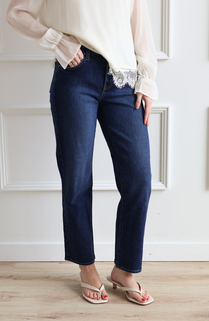 Just Black | Easy Straight Taper - Dark Denim
