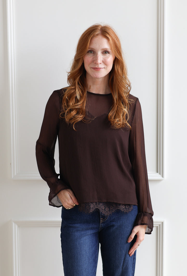 Vero Moda | Lalie Lace Blouse - Torte