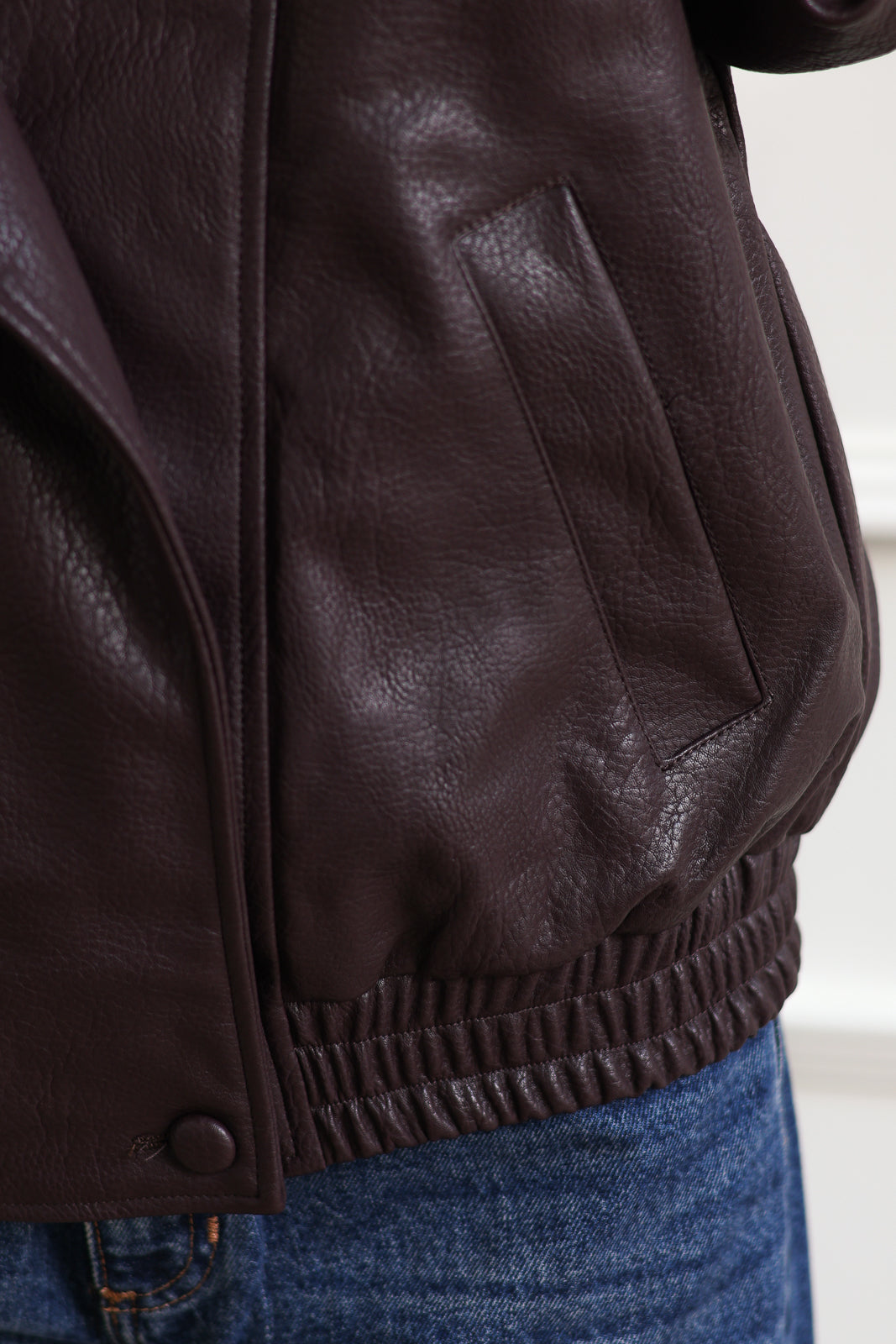 Misti Funnel Neck Jacket - Bordeaux