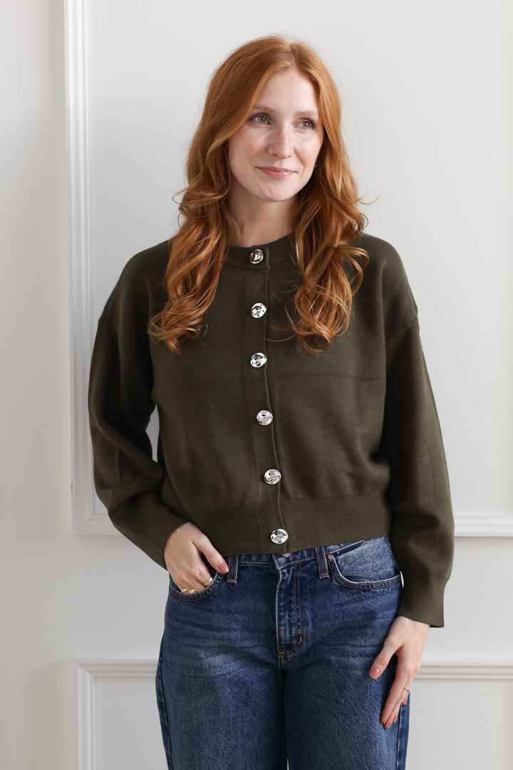 Vero Moda | Noella Oneck Cardigan - Forest