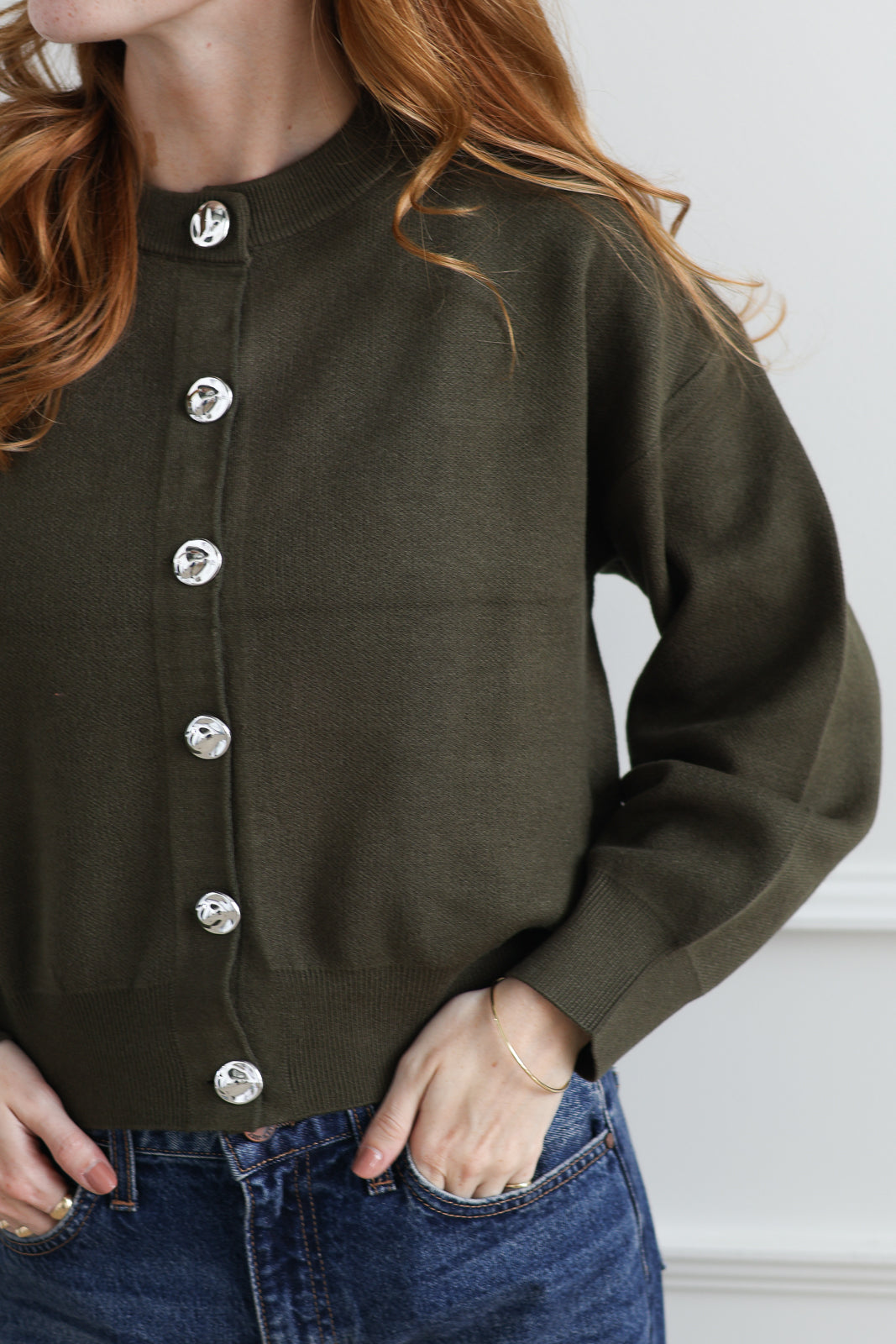 Vero Moda | Noella Oneck Cardigan - Forest