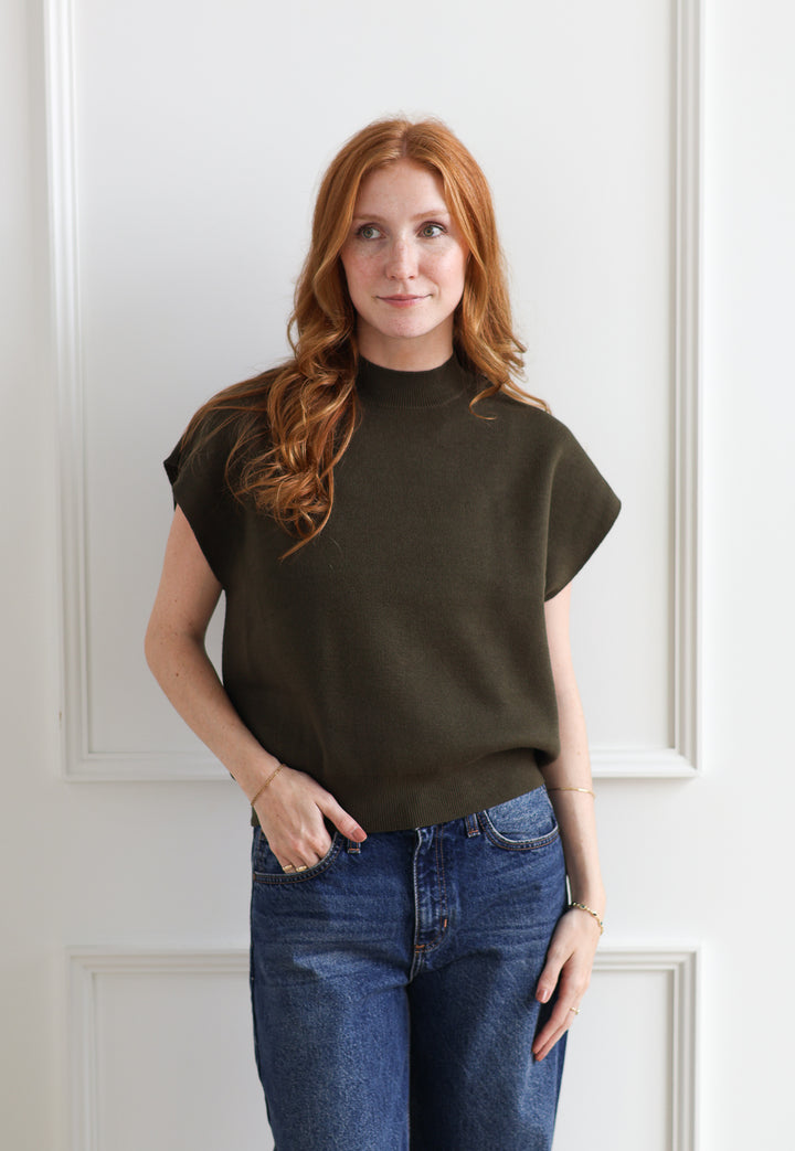 Vero Moda | Elly Mockneck Tank - Forest