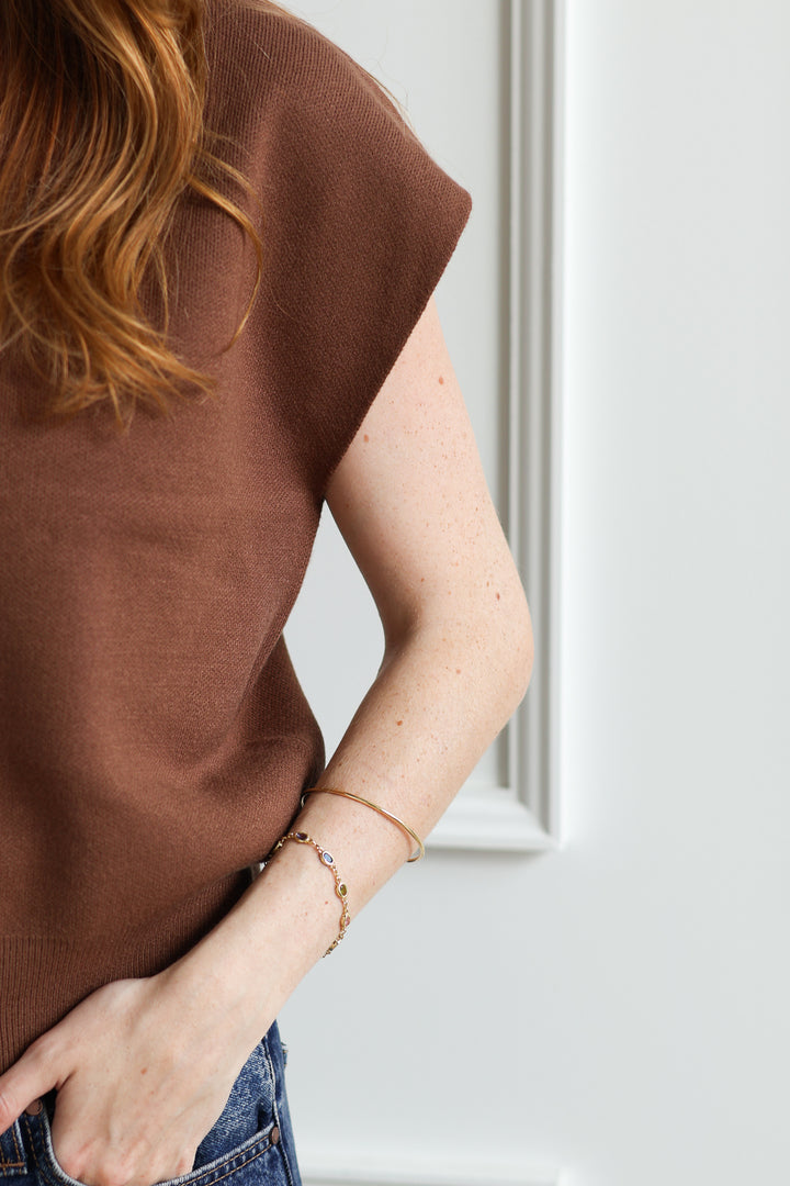 Vero Moda | Elly Mockneck Tank - Cocoa