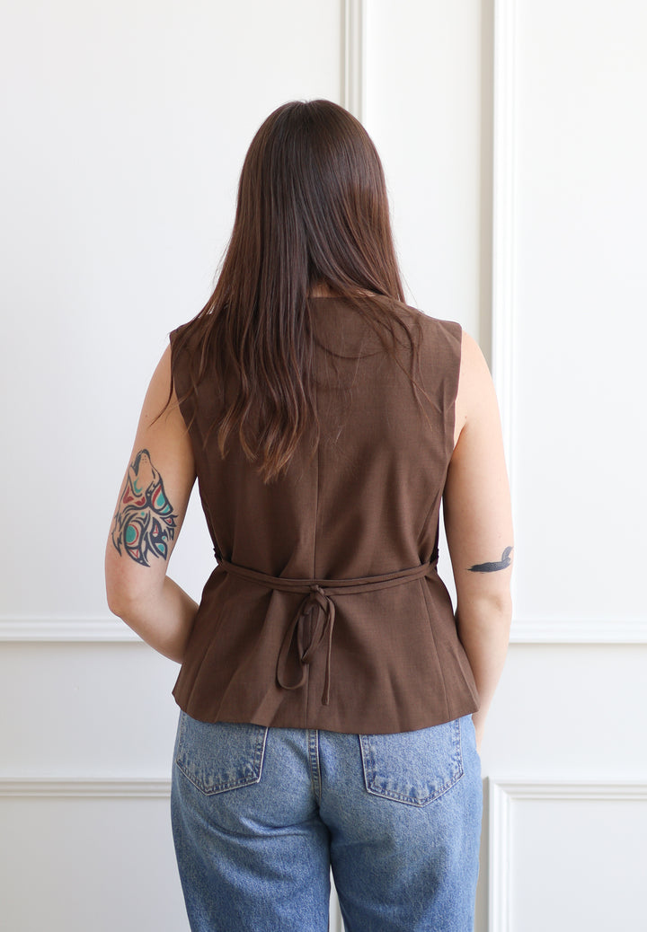 Tailored Vest - Oak