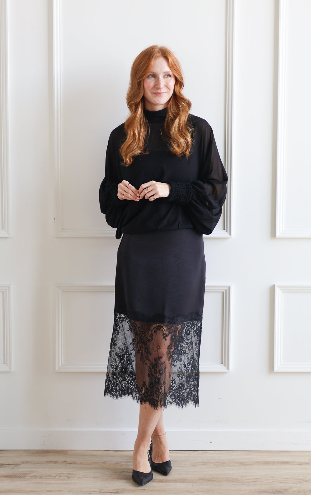 Vero Moda | Ollie Lace Skirt - Black