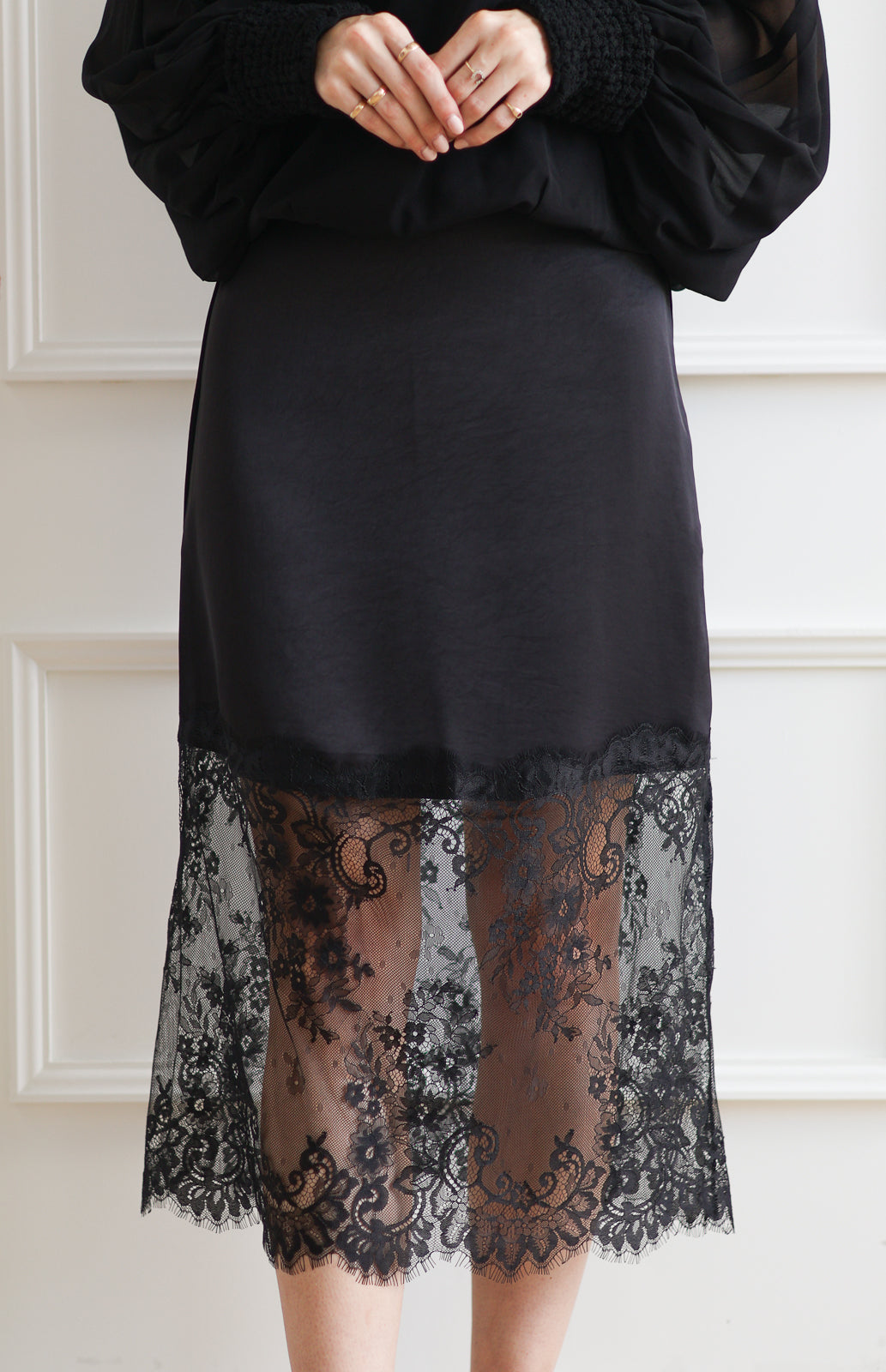 Vero Moda | Ollie Lace Skirt - Black