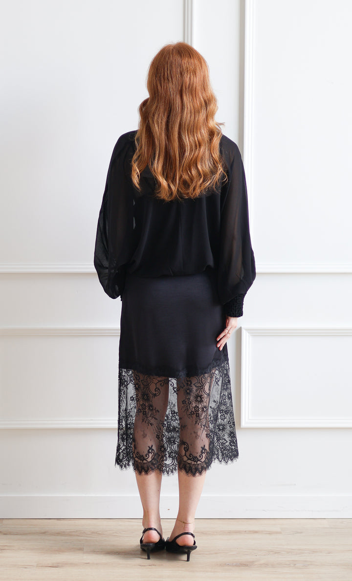 Vero Moda | Ollie Lace Skirt - Black