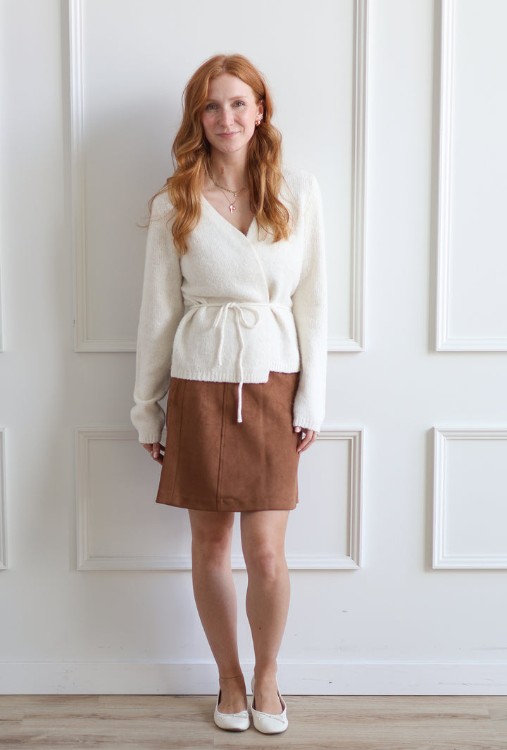 Vero Moda | Cora Wrap Sweater - Cream