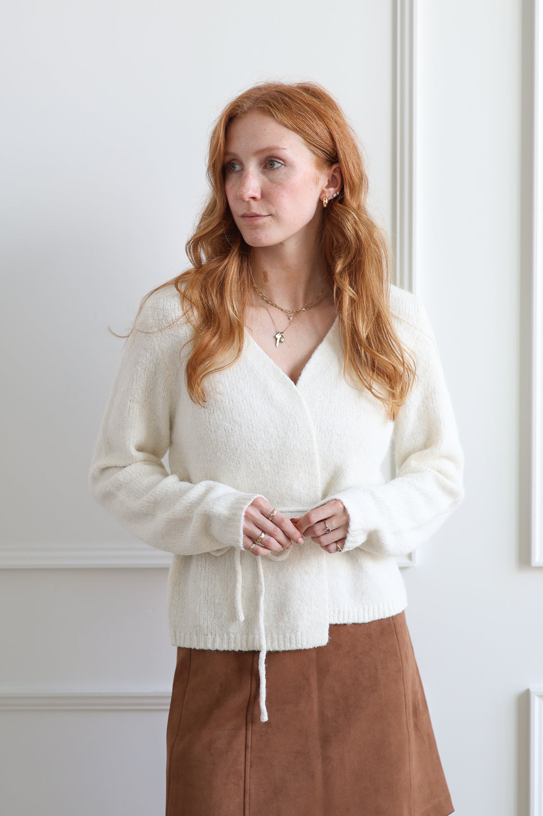 Vero Moda | Cora Wrap Sweater - Cream
