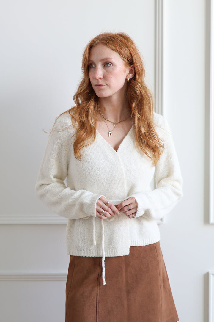 Vero Moda | Cora Wrap Sweater - Cream