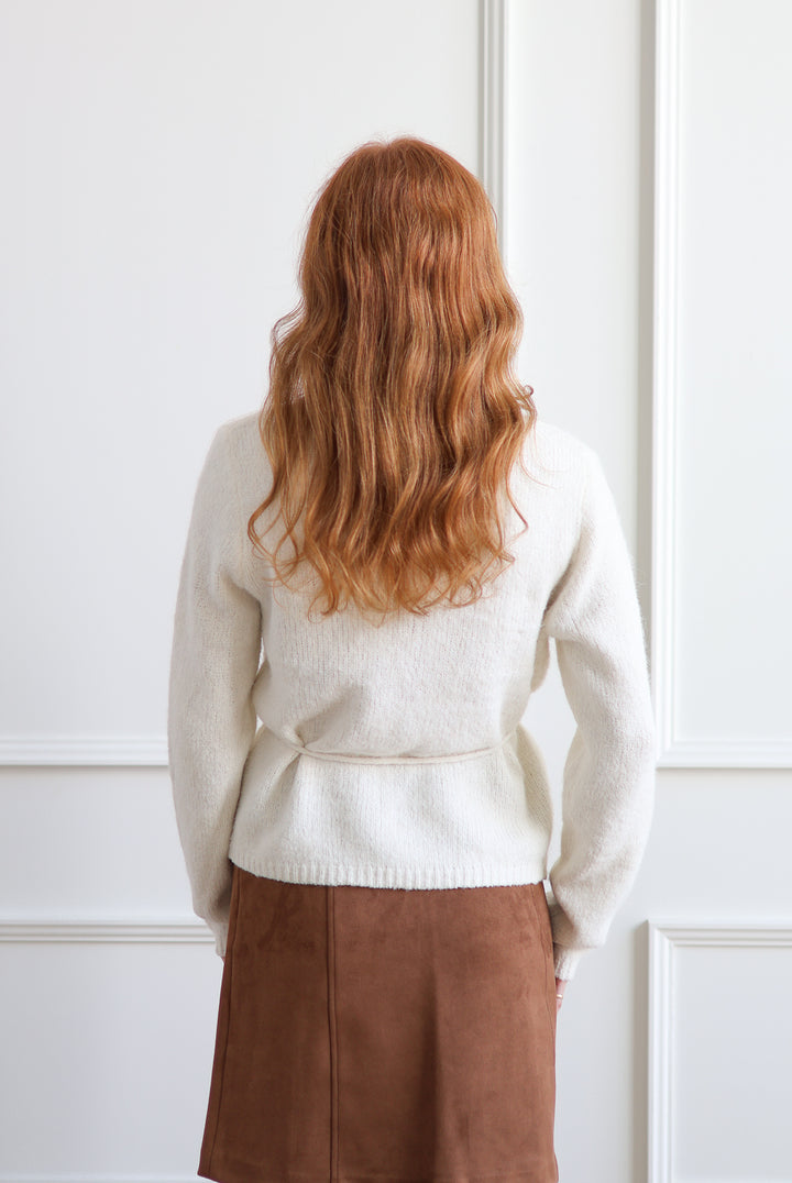 Vero Moda | Cora Wrap Sweater - Cream