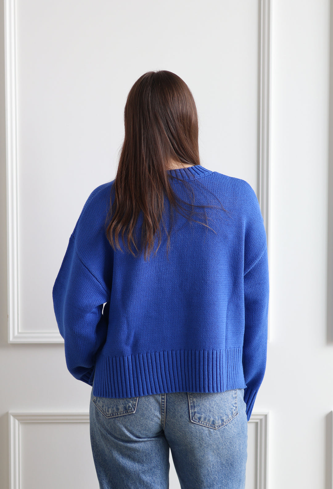 The Asher Sweater - Cobalt Blue