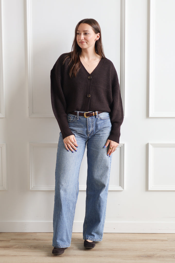 Vero Moda | Lea V Neck Cardigan - Torte