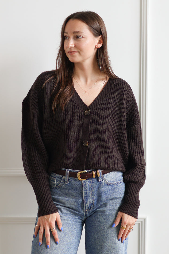 Vero Moda | Lea V Neck Cardigan - Torte