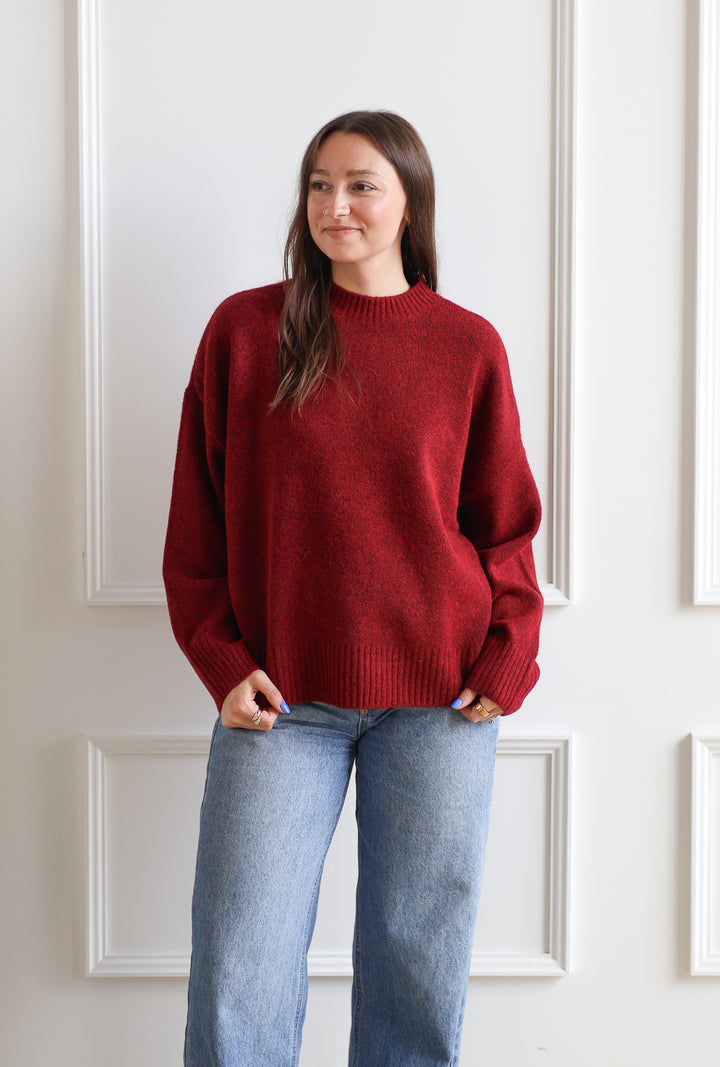 Vero Moda | Boom Knit Pullover - Red