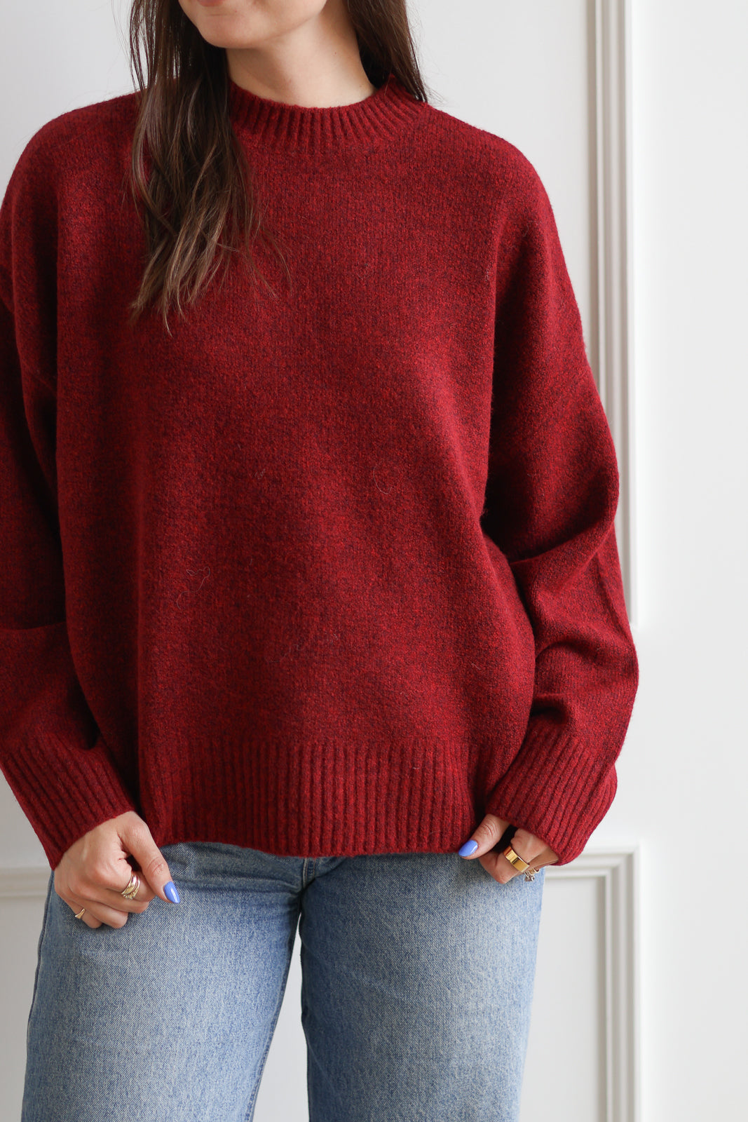 Vero Moda | Boom Knit Pullover - Red