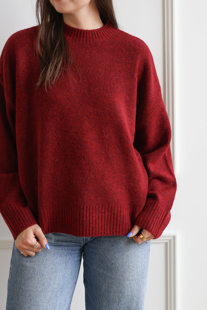 Vero Moda | Boom Knit Pullover - Red
