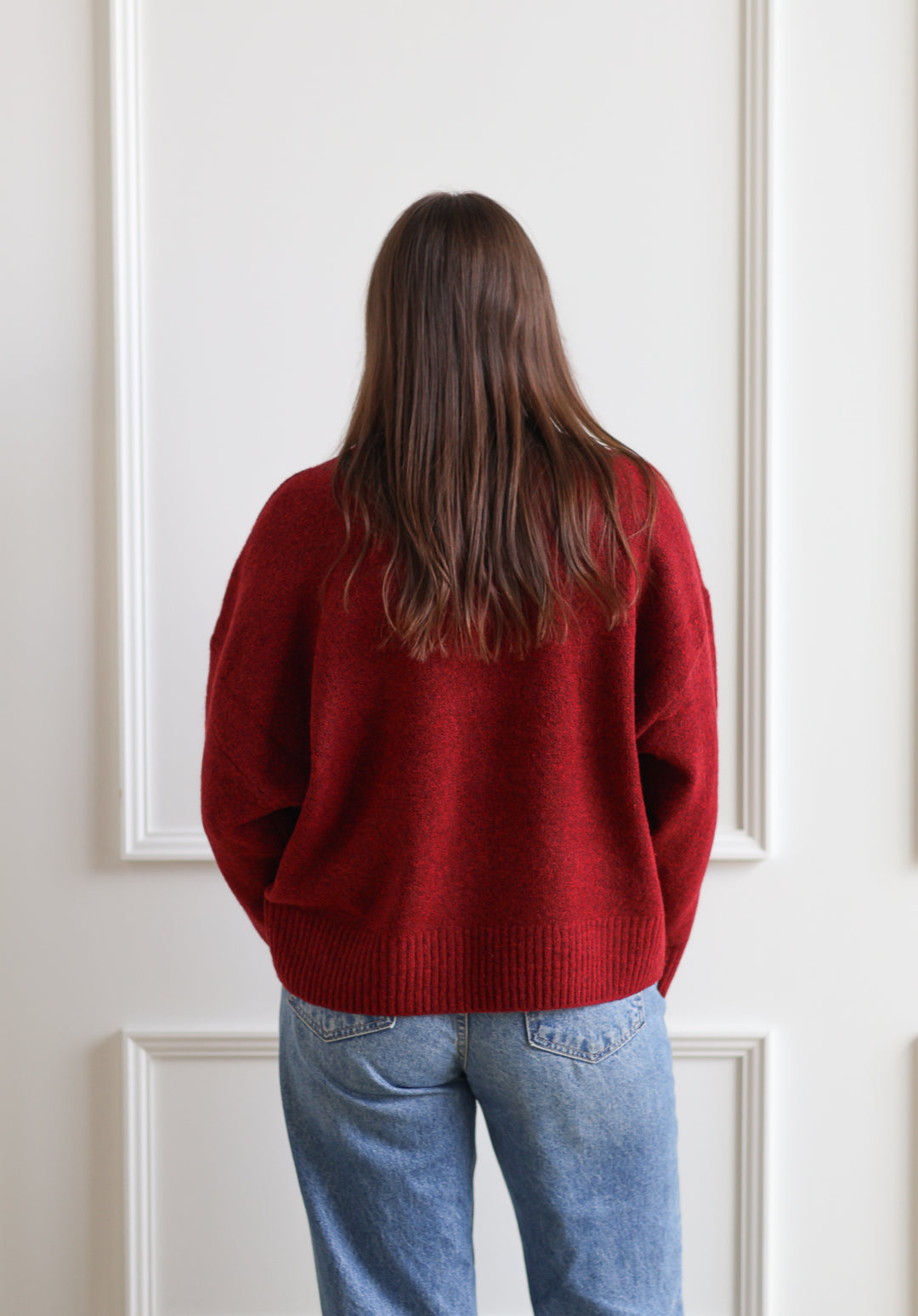Vero Moda | Boom Knit Pullover - Red