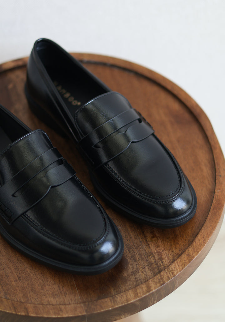 Toro Glazed Loafer - Black