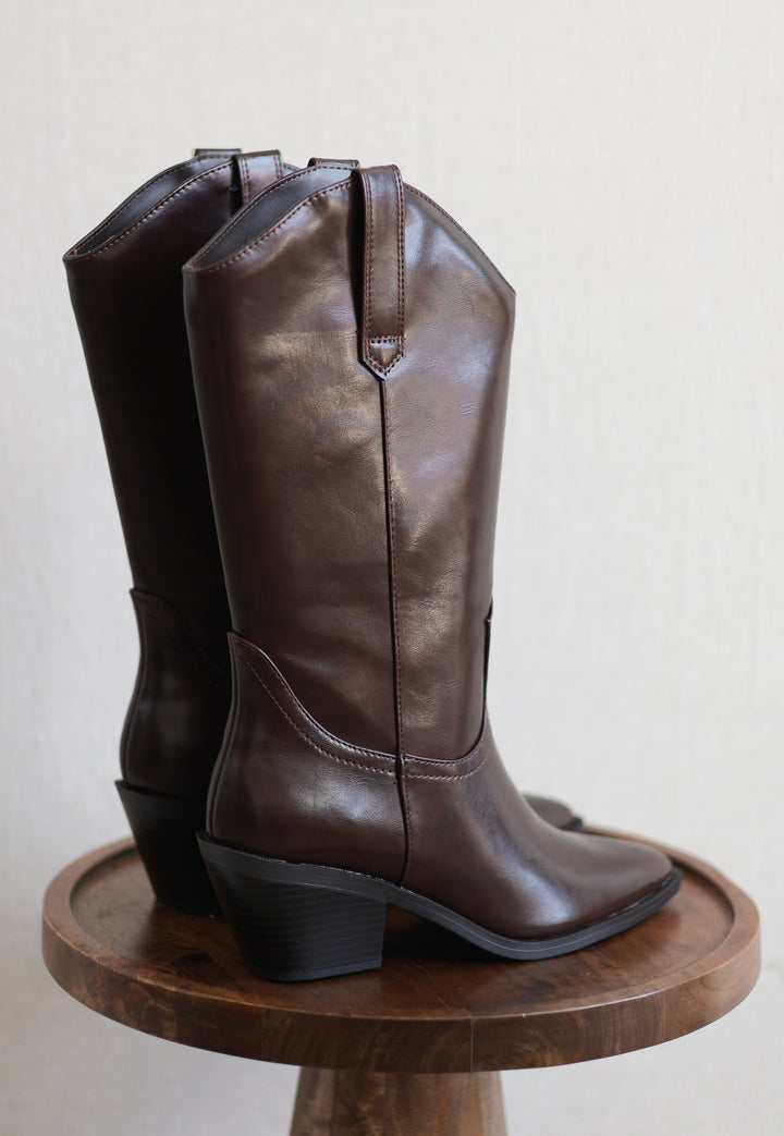 Keyman Western Boot - Brown