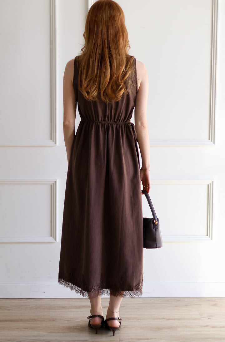 Cocoa Surplice Midi