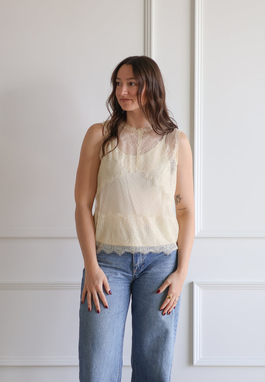 The Esme Lace Tank