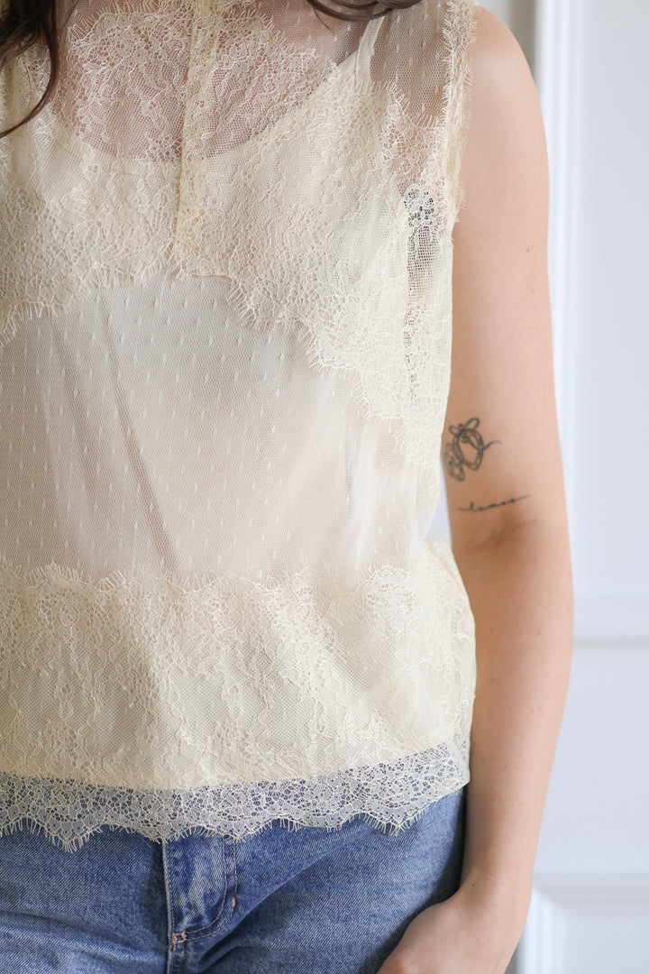 The Esme Lace Tank