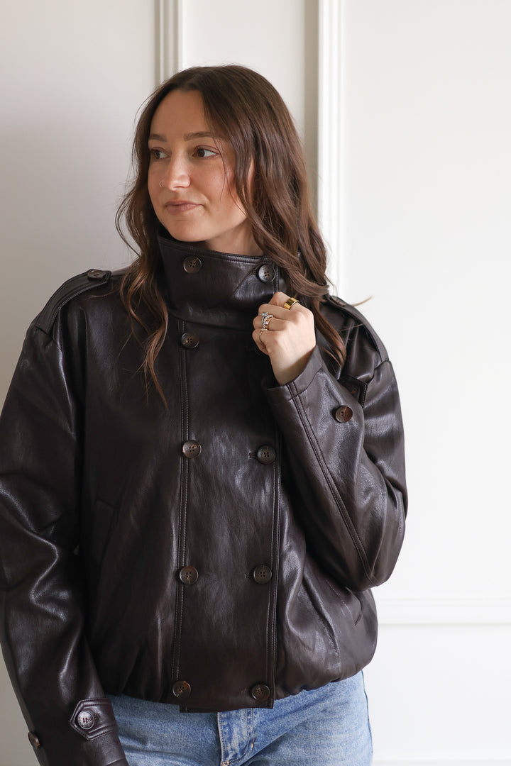 The Corina Funnel Neck Jacket