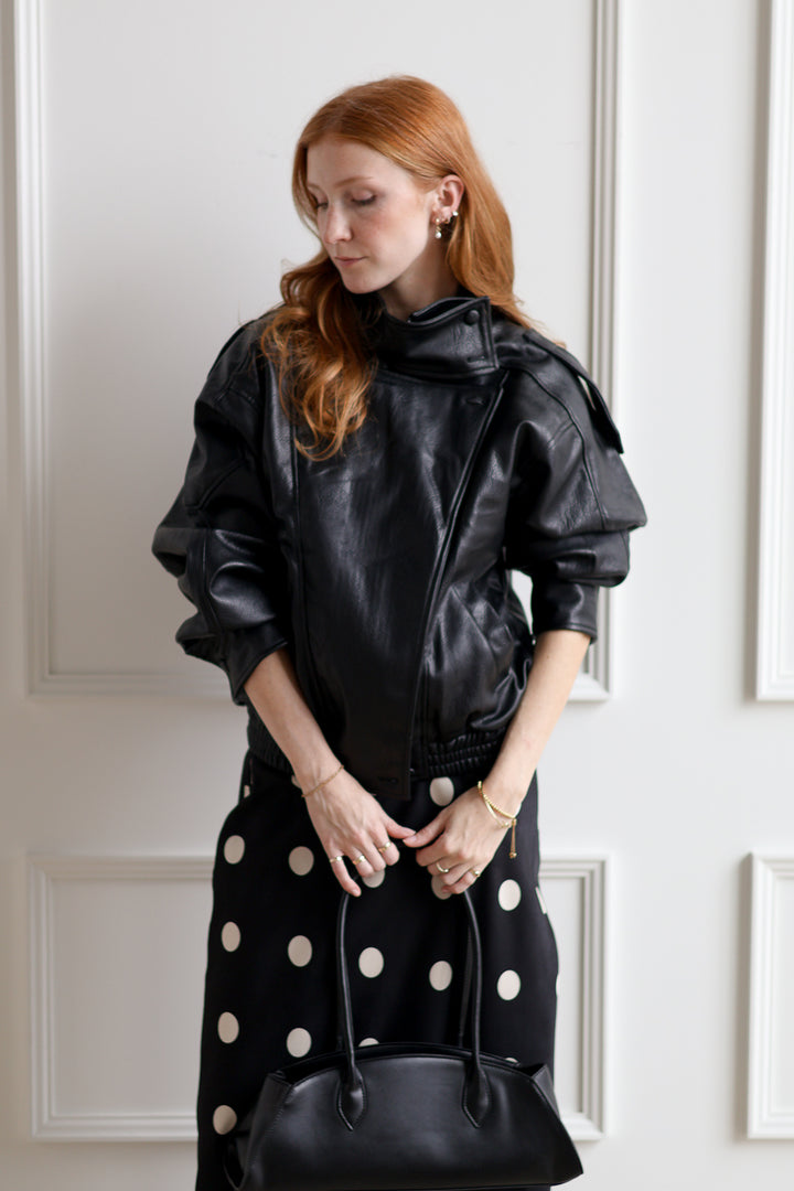 Misti Funnel Neck Jacket - Midnight