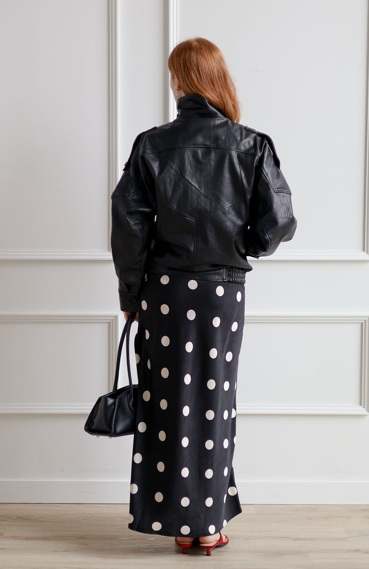 Misti Funnel Neck Jacket - Midnight