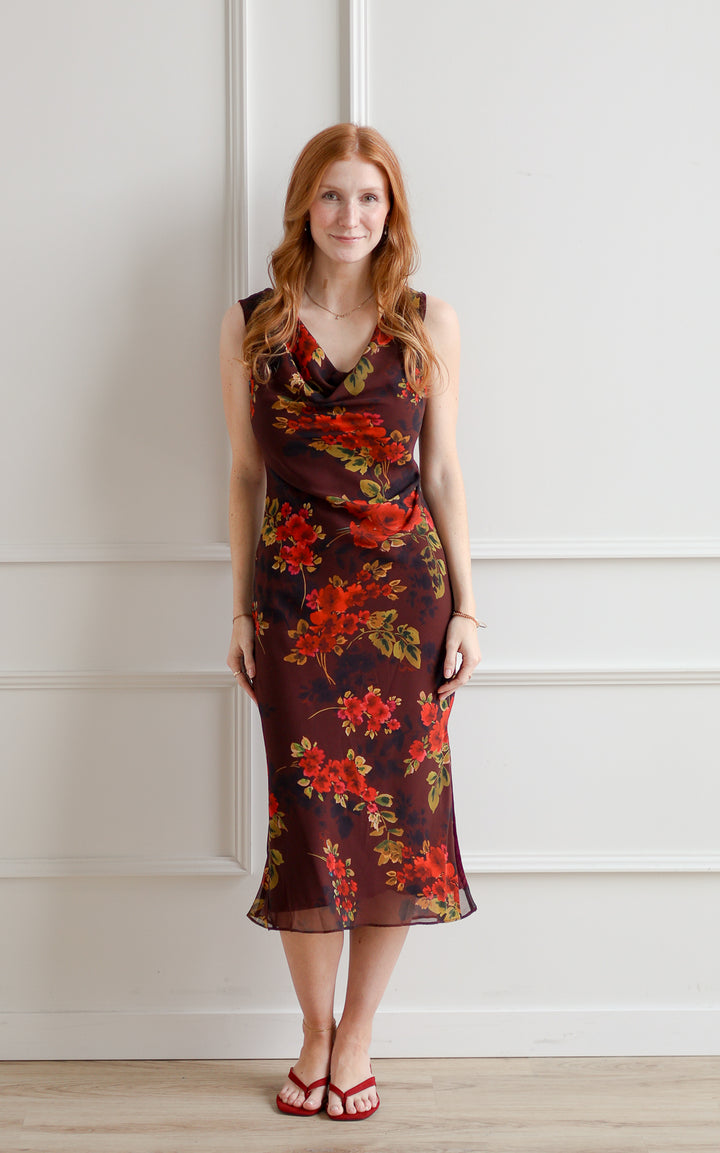 Ruby Floral Midi