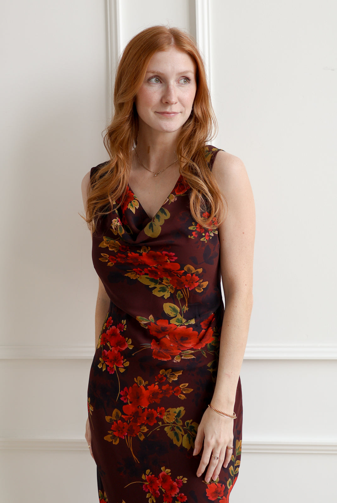 Ruby Floral Midi