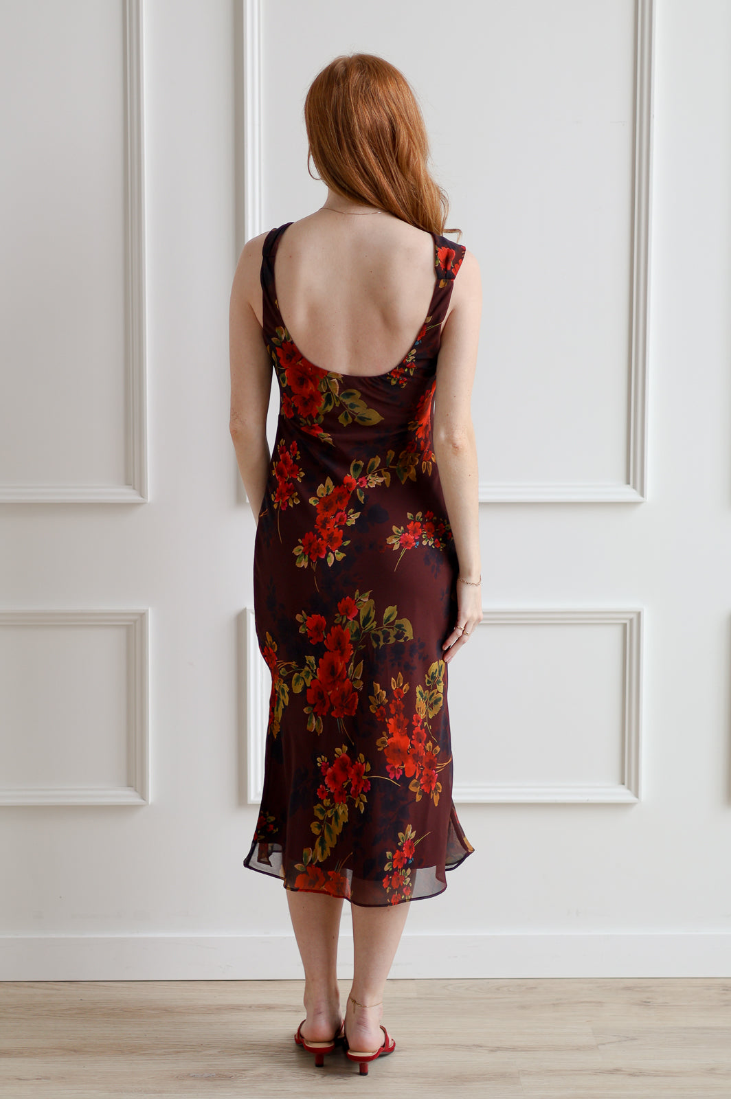 Ruby Floral Midi