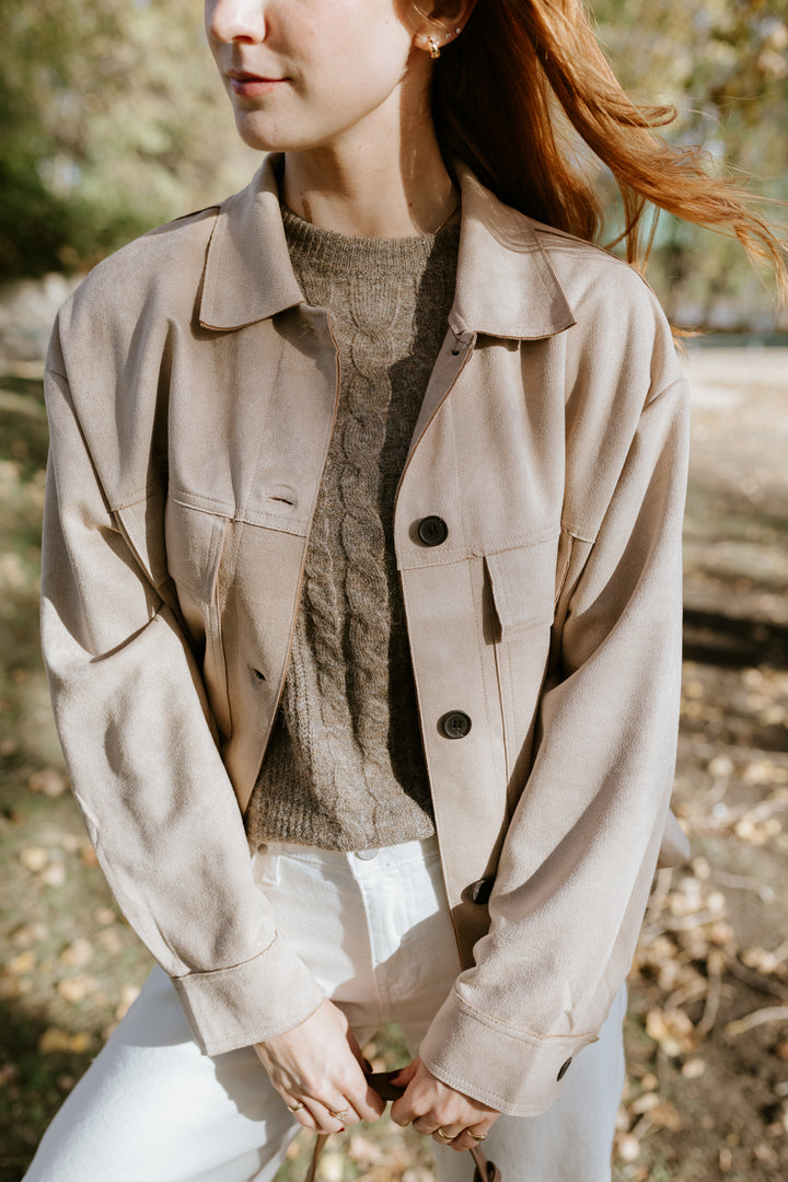 Fawn Suede Jacket