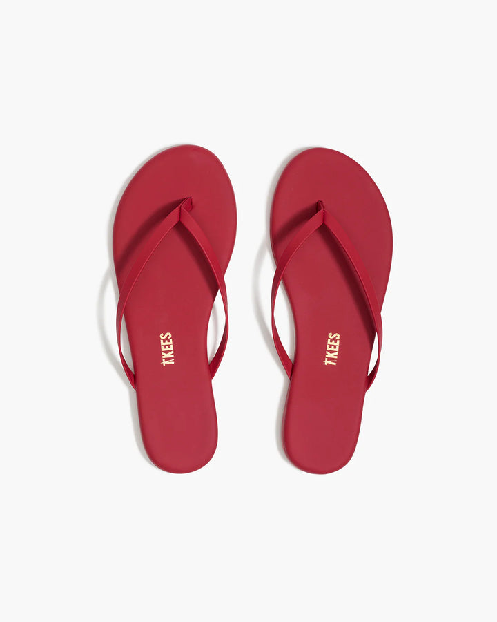 Tkees | Solid Flip Flop - Red
