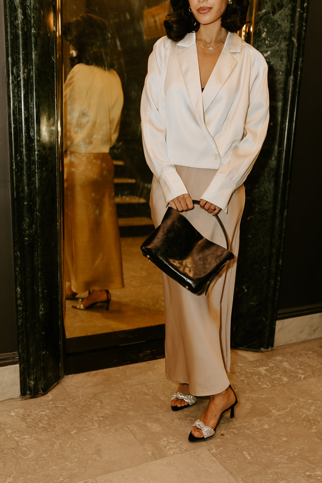 Vanilla Bean Blazer Blouse