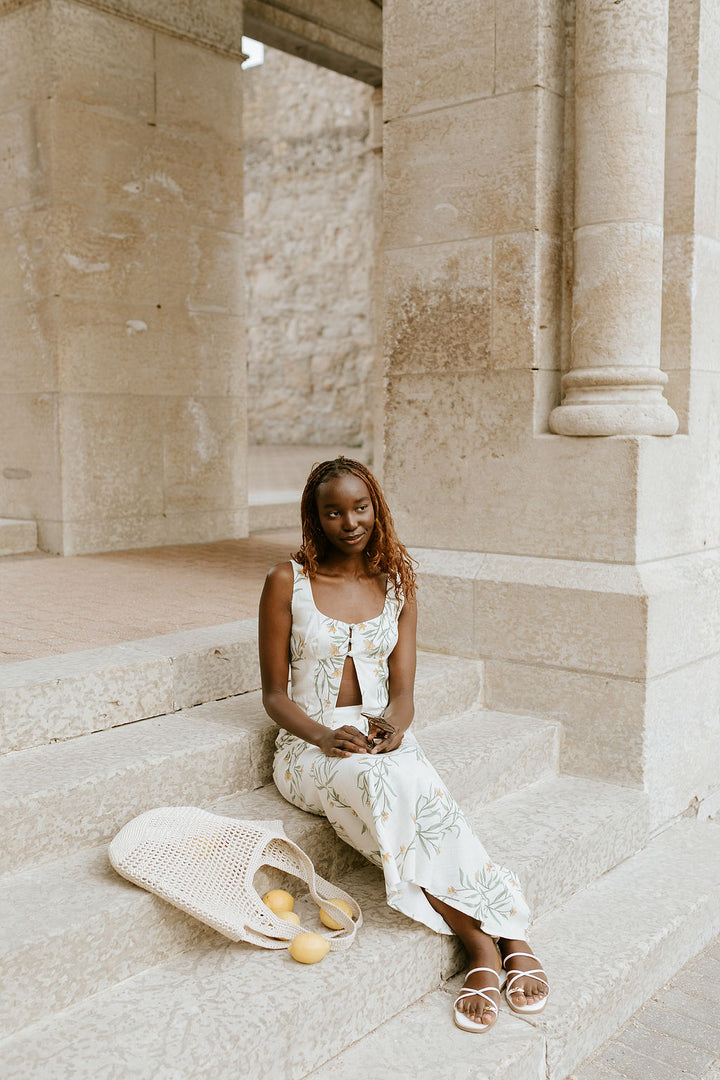 Lotus Linen Vest
