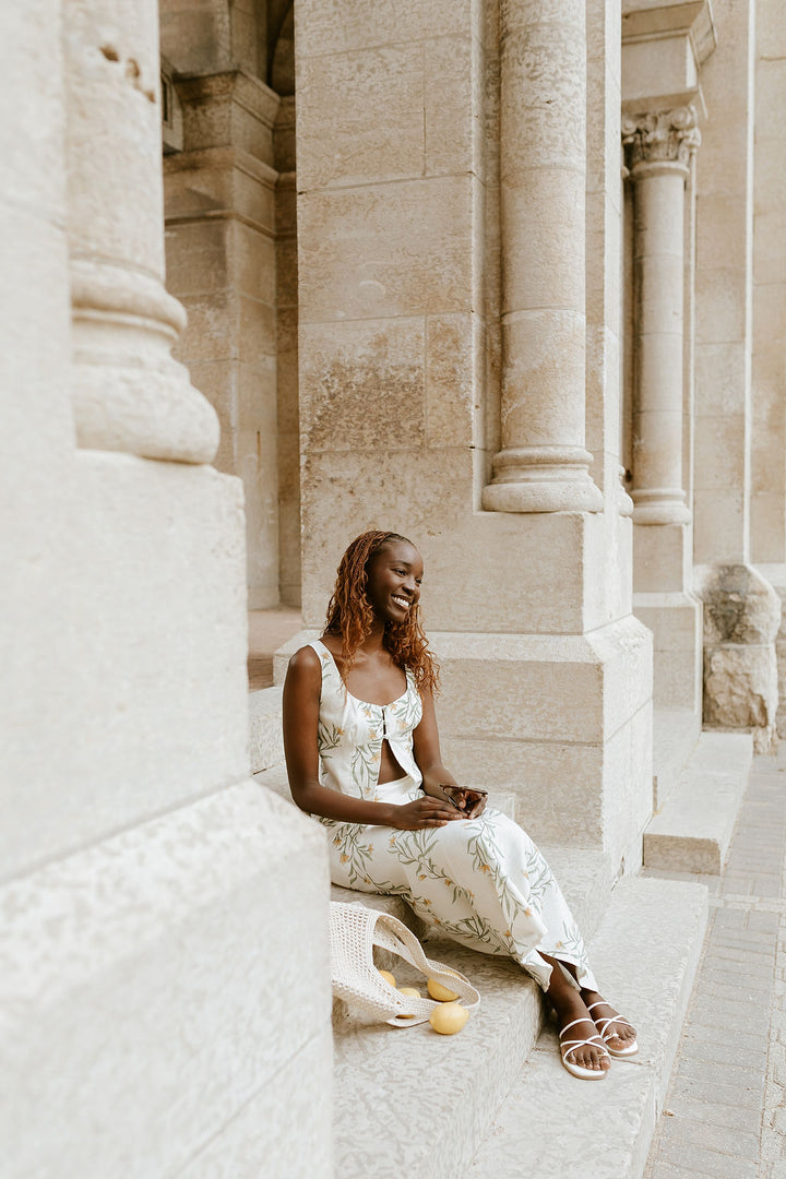 Lotus Linen Skirt