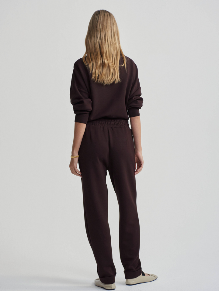 VARLEY | The Rolled Cuff Pant 25" -Coffee Bean